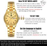 Business Women Watches Day Date,Woman Watches with Silver Gold Stainless Steel,Fashion Luminous Ladies Watches with Black/White Dial,Roman Numeral Womens Watches,Small Face Waterproof Ladies Watches - Image 8